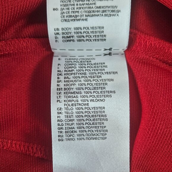 Adidas Climalite Men's Size XL Short Sleeve Golf Polo Shirt Red - Picture 6 of 9